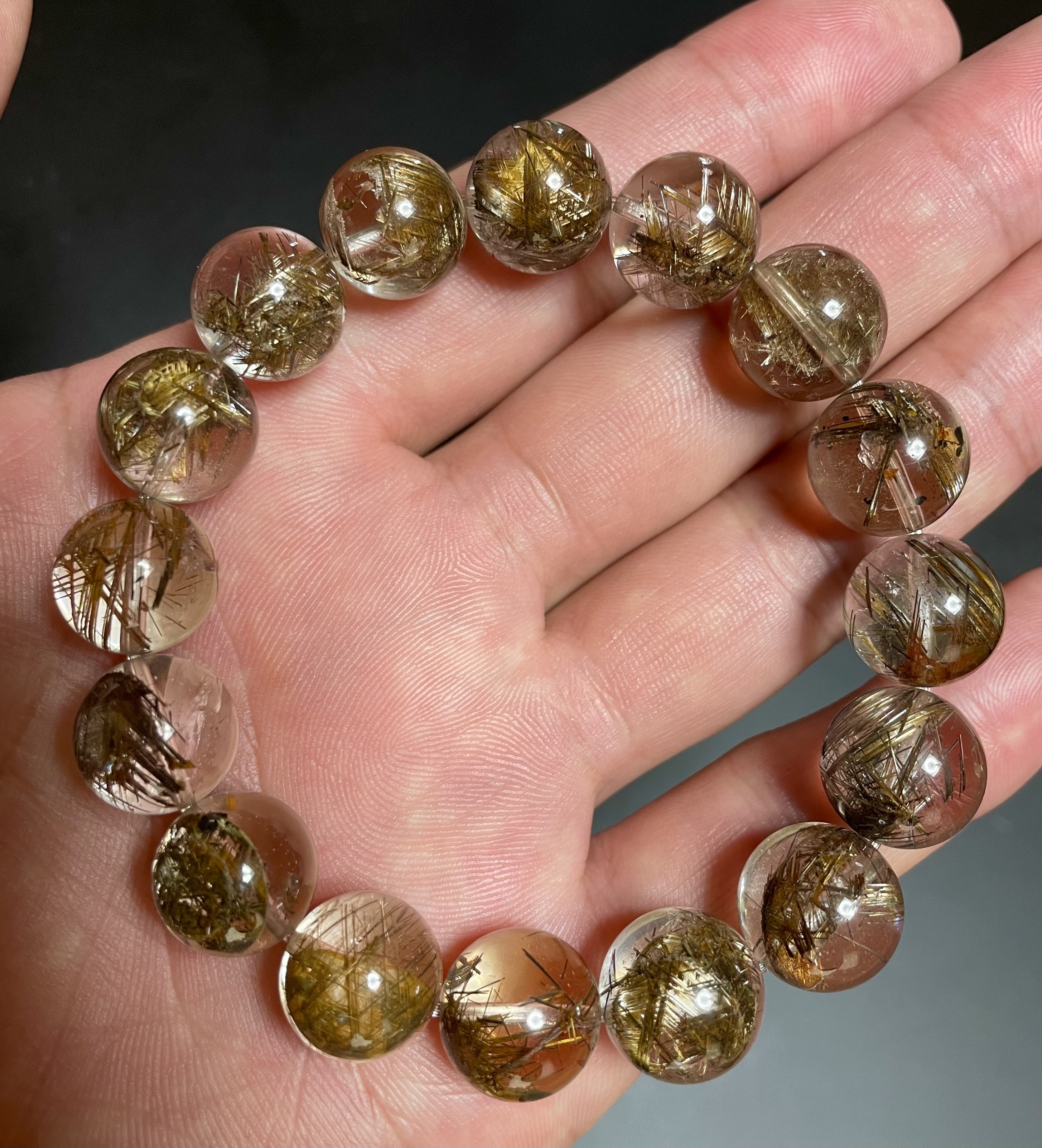 幻のルチル ジオメトリールチル 約13.7ミリ | 天然石輸入国内仕入販売