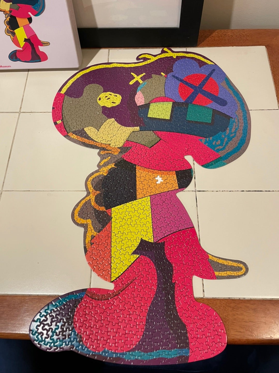 完成品】スヌーピー KAWS ジグソーパズル 1000ピース パズル 完成品
