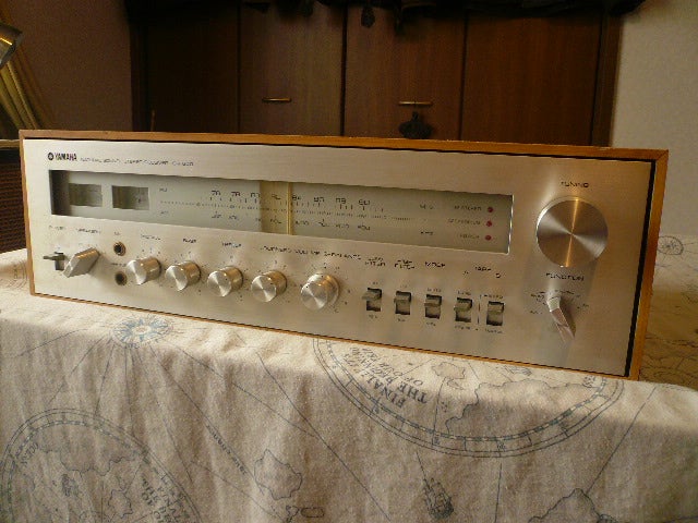 レトロ雑貨 ヤマハ ステレオ レシーバー アンプ CR-600 ビンテージ