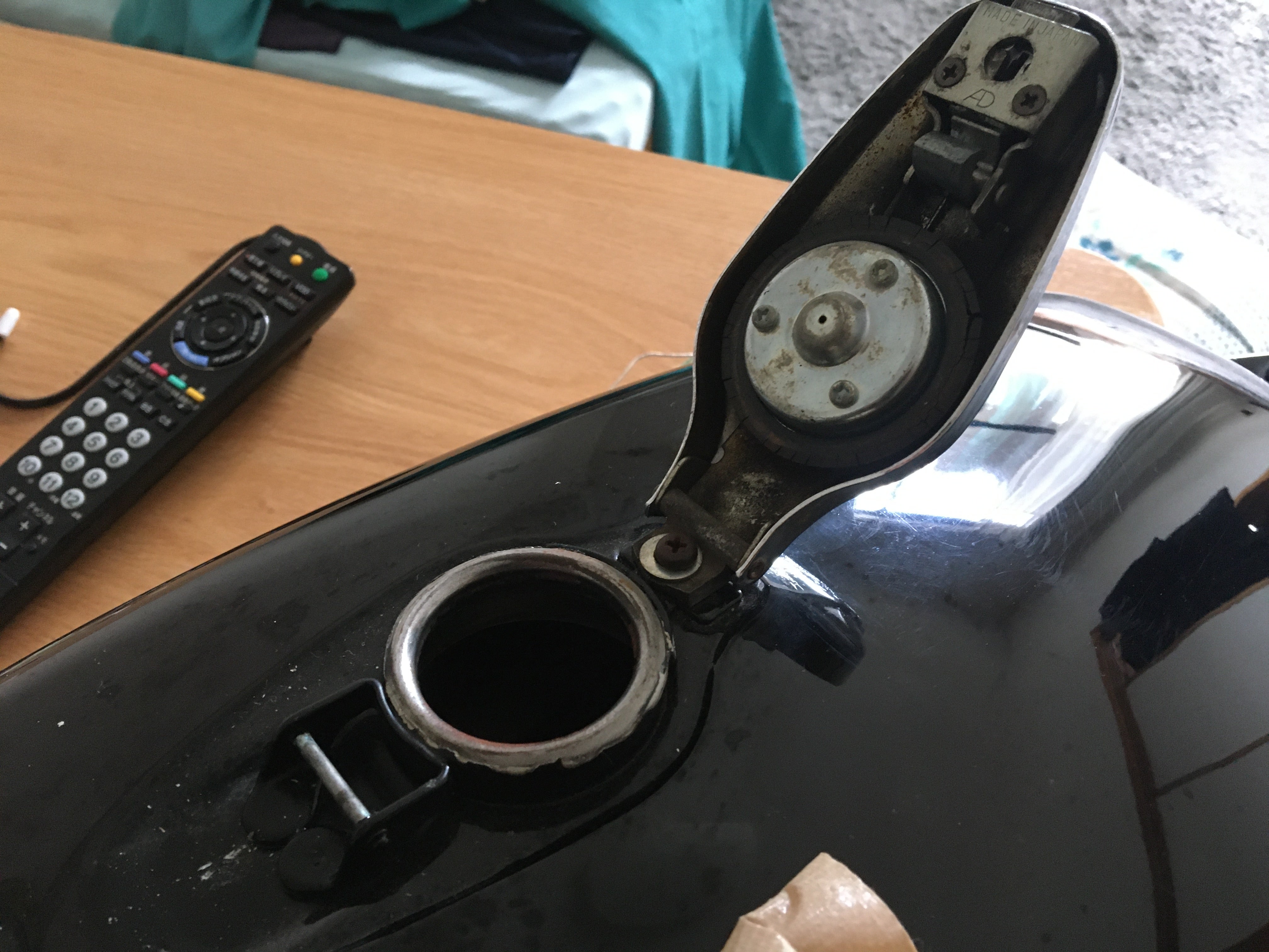 鍵紛失！SR400のタンクキャップを開けてミル♪～ロミオ号シーズン3