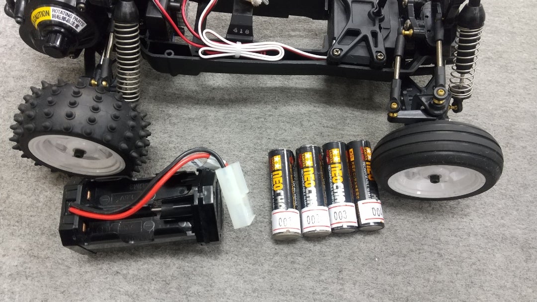 ネオチャンプ4本でタムテックギア「グラスホッパーミニ」(GB-01S) 耐久