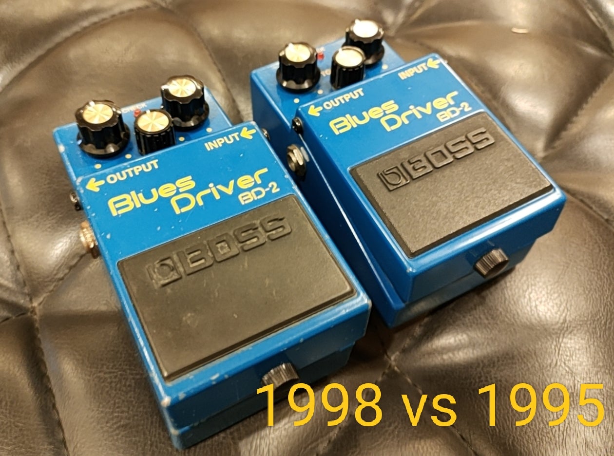 BOSS BD-2 ブルースドライバー1995年と1998年比較 | いきすぎたDIY