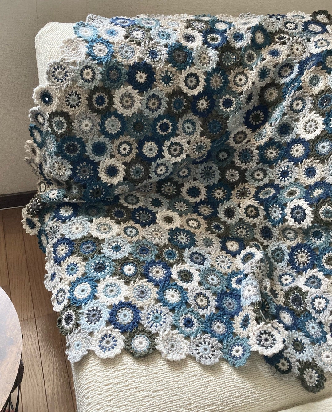 ソファカバーを編みました | 針と糸と小さな一歩