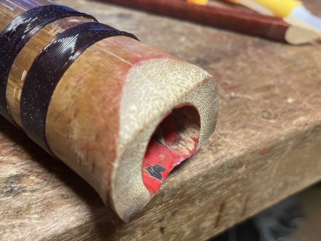 尺八 7孔 一尺八寸 プラスチック製 漆塗り 尺八 7孔 一尺八寸