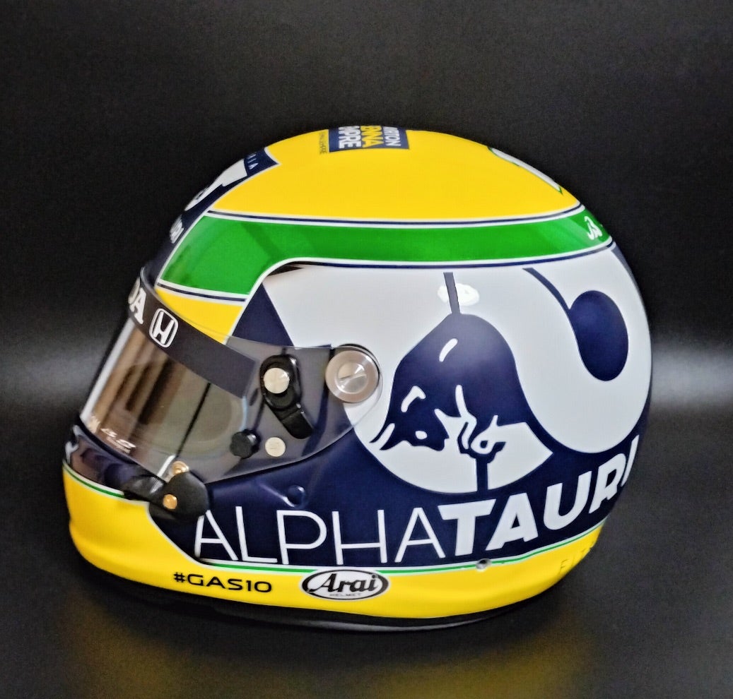 ガスリーレプリカヘルメット（アイルトン・セナ トリビュート仕様