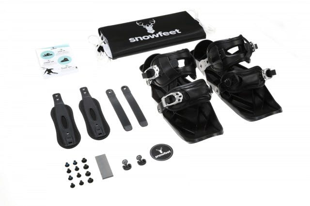 雪面を自由に滑走する楽しさ！超身軽・新感覚スノーギア『snowfeet 2/X