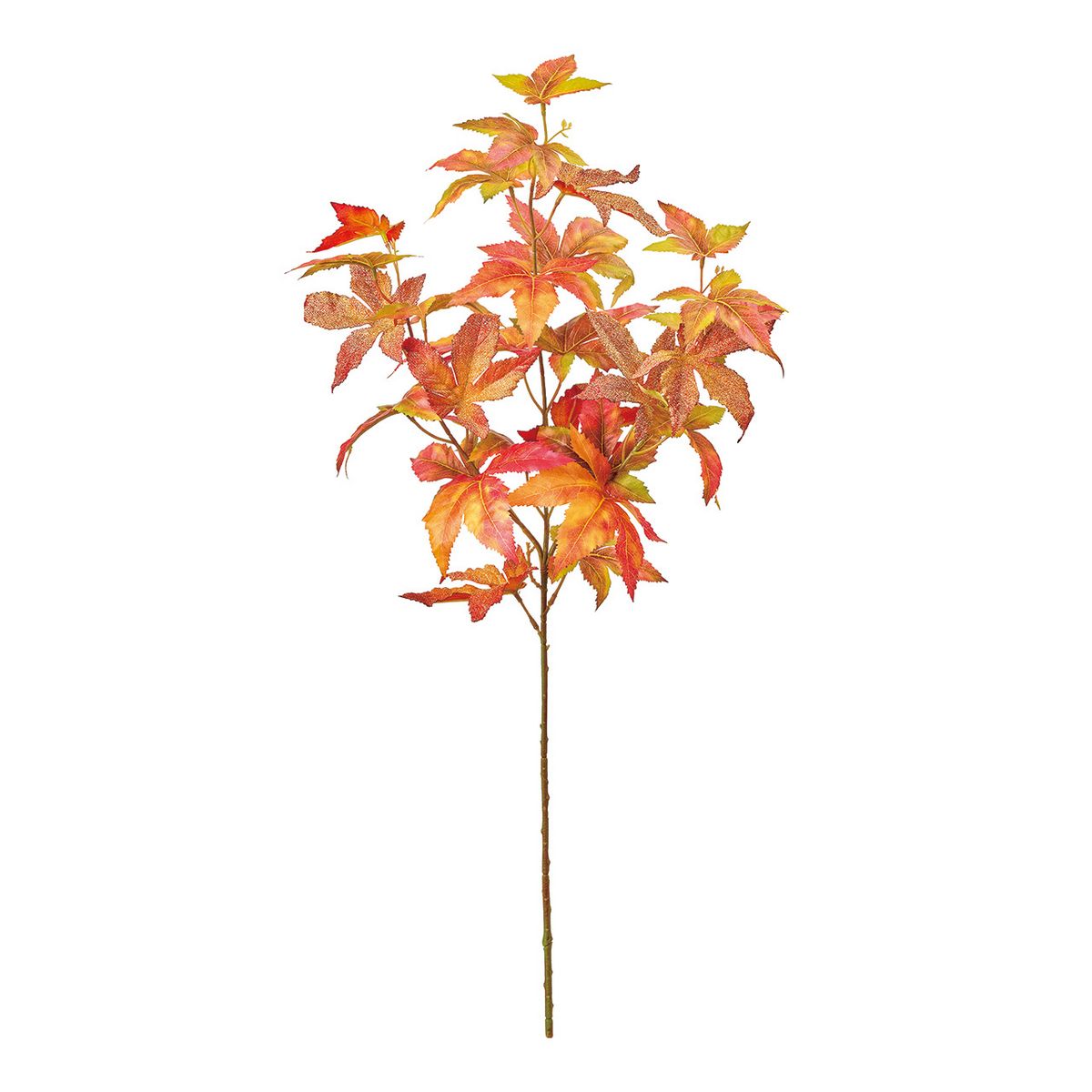 造花】MAGIQ東京堂/錦秋もみじ OR/RD オレンジレッド/FG000848 - 花材