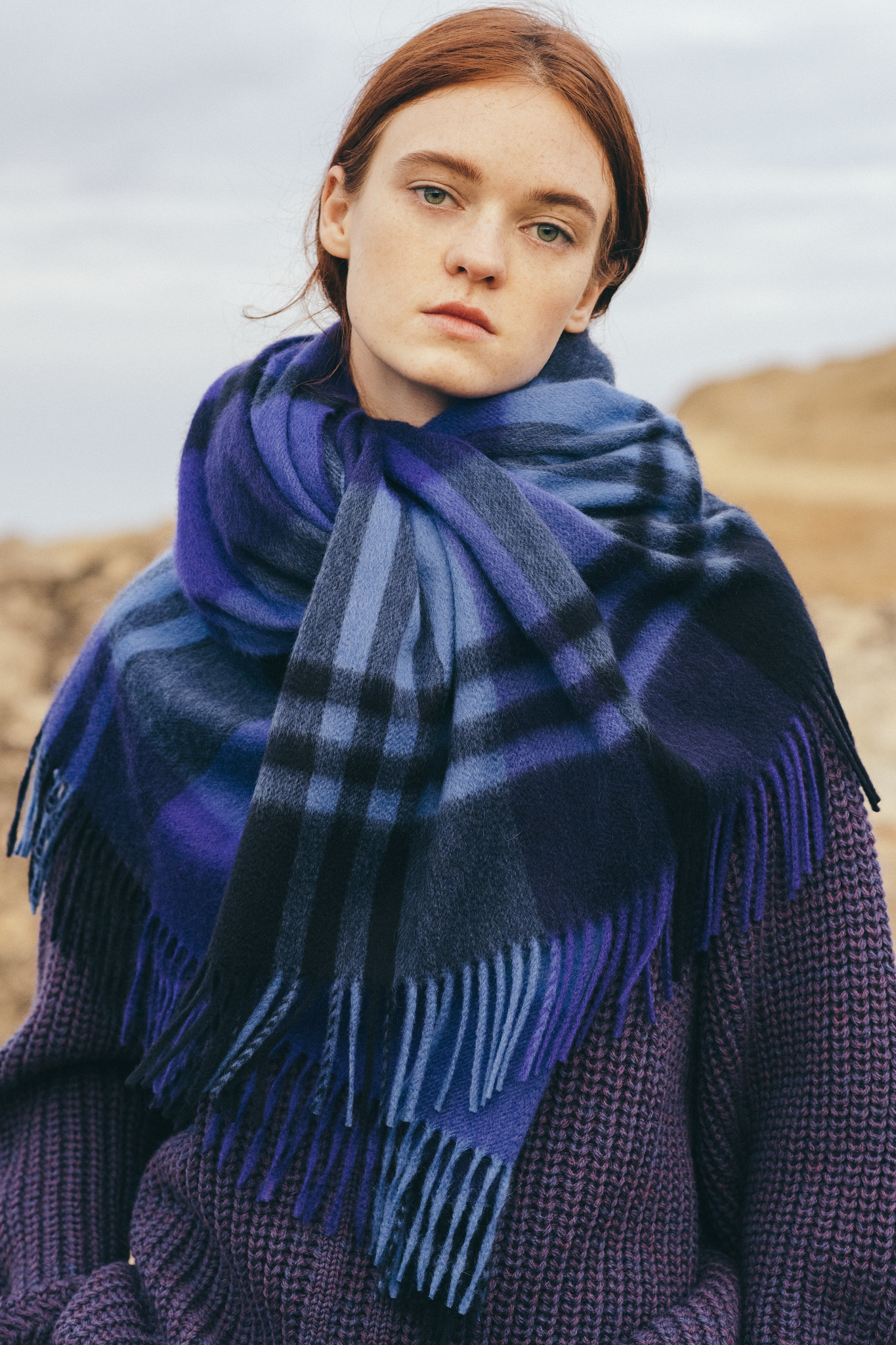 希少ジョシュアエリス 大判 ストール ユナイテッドアローズ CPG51576