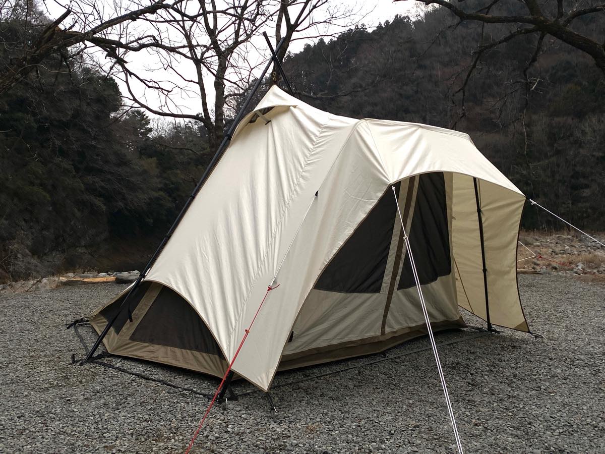 ogawaらしい融合と進化を遂げた「ピレウス」はワンポール設営の苦行が