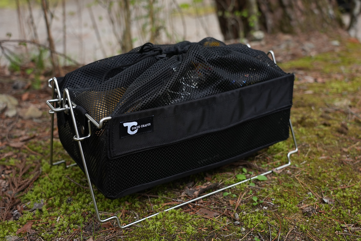 しまえて運べてスタッキングもOK。TOKYO CRAFTSのメッシュコンテナは