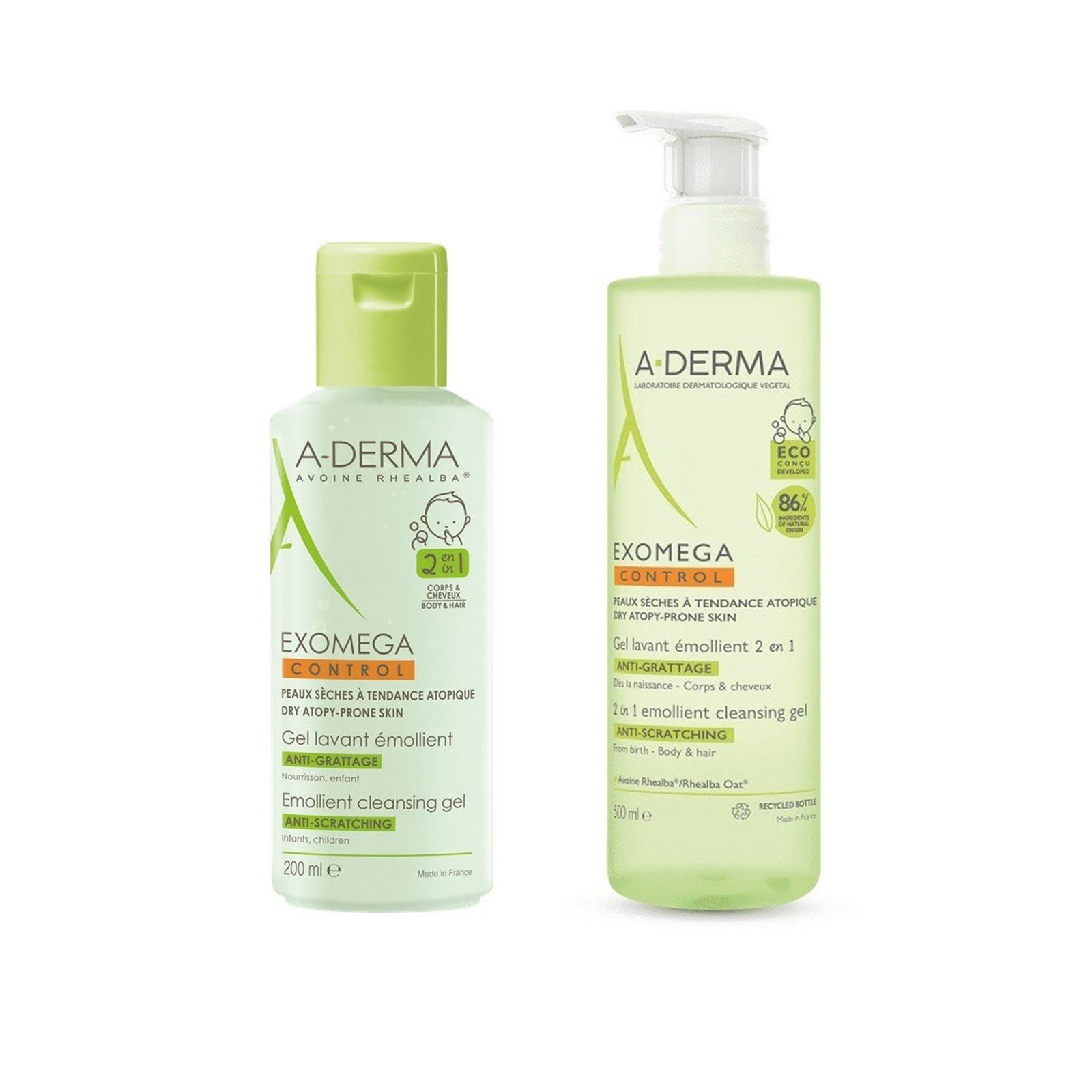 A-Derma Exomega Control Emollient Cleansing Gel USA
