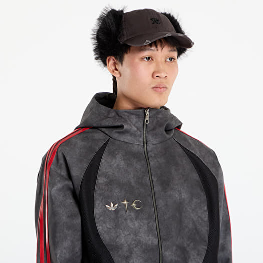 Jackets adidas x Thug Club Teamgeist Faux Leather Jacket Black