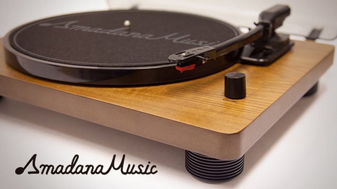 Amadana Music第一弾！スピーカー内蔵レコードプレーヤーを創ろう