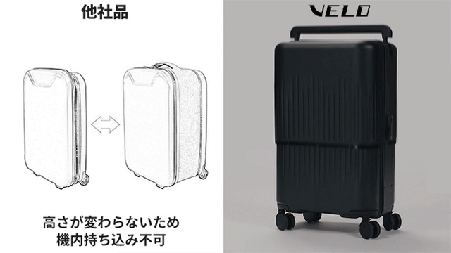 三段階サイズ可変式！どんな旅にもフィット！一生ものの3in1スーツ