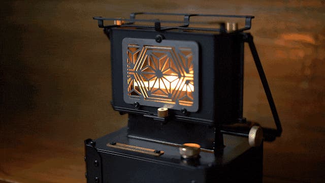 絵画になる卓上ランタンストーブ 【FIREWAVE】アイロンストーブ