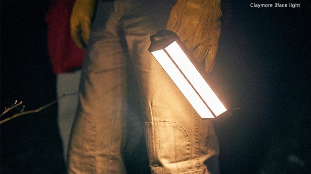 アルミボディで3面を明るく照らす。防水LEDライトCLAYMORE 3FACE