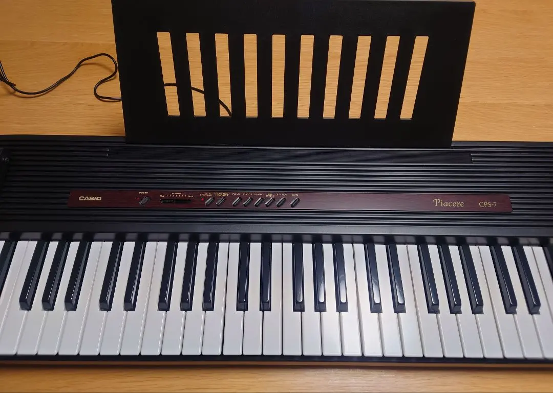中古】CASIOPIACERECPS-7電子ピアノ 台付97年製