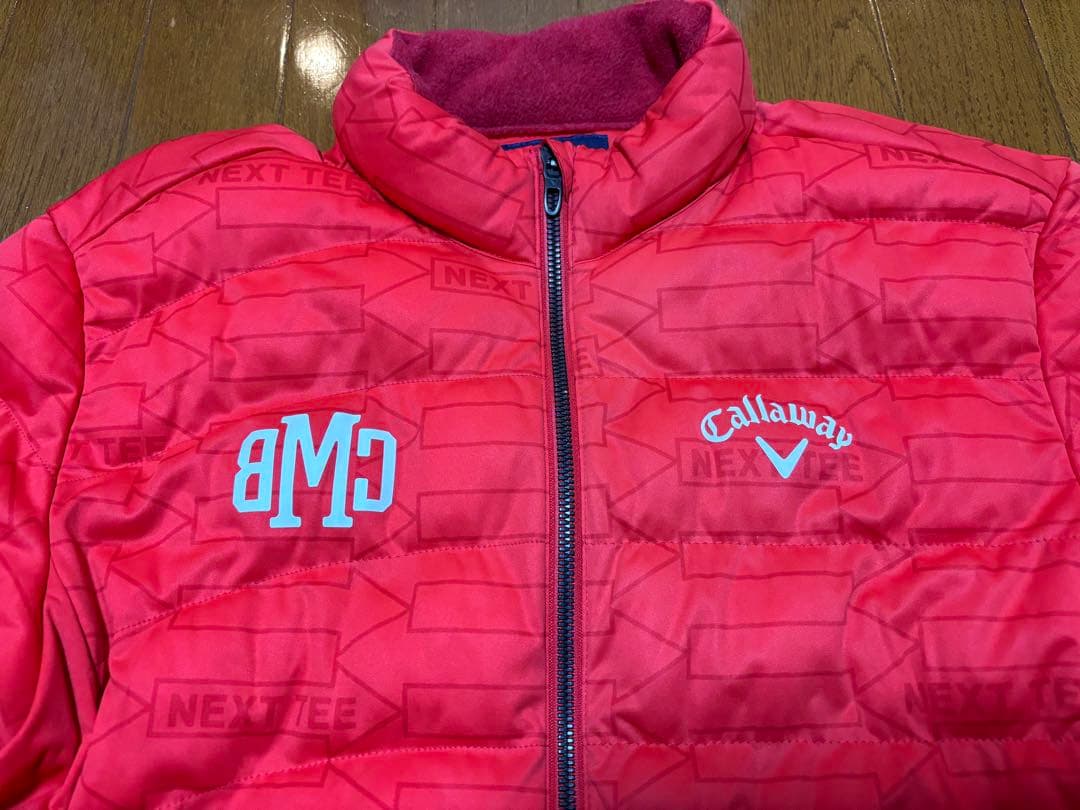 未使用品】キャロウェイCallaway ゴルフダウンジャケット レッド L