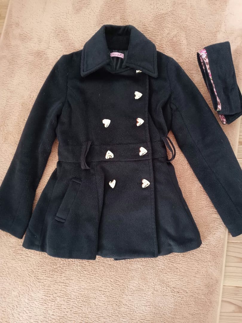 MA＊RS Sugar Gloss ブラックロングコート 2026年最新】MA＊RS カラー：ブラック系 トレンチコート・スプリング