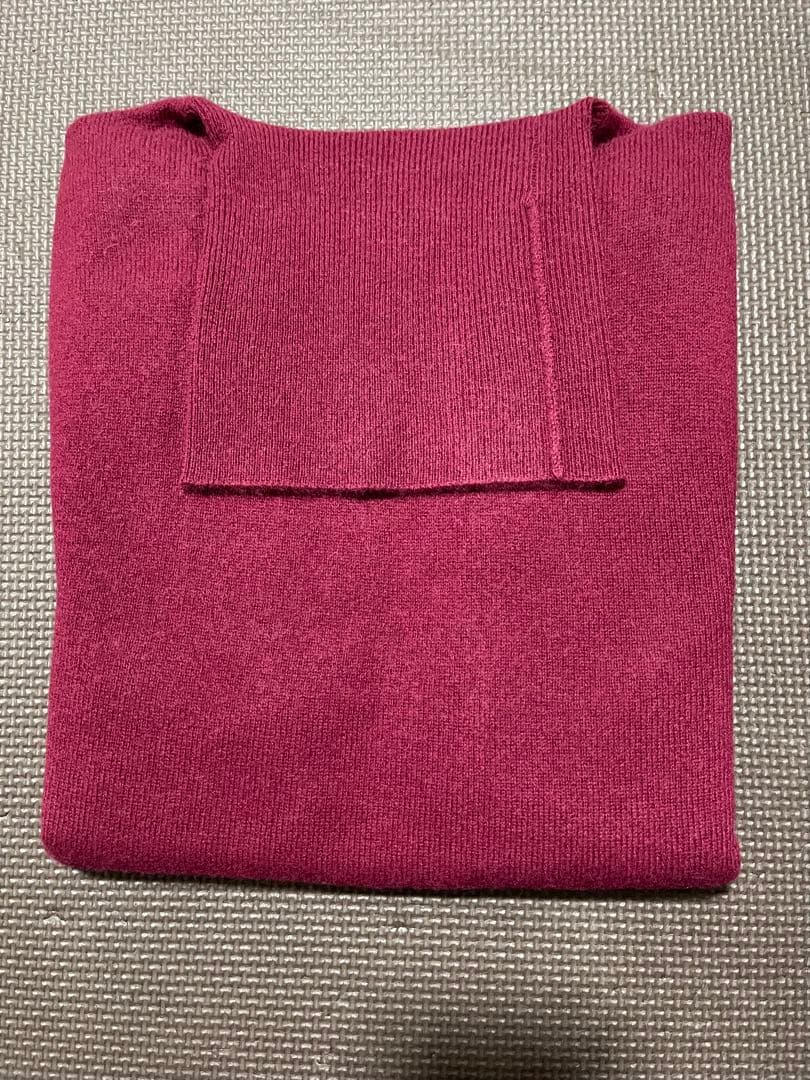 Franco Spada】新品未使用 バーガンディ カシミア タートル LL - メルカリ