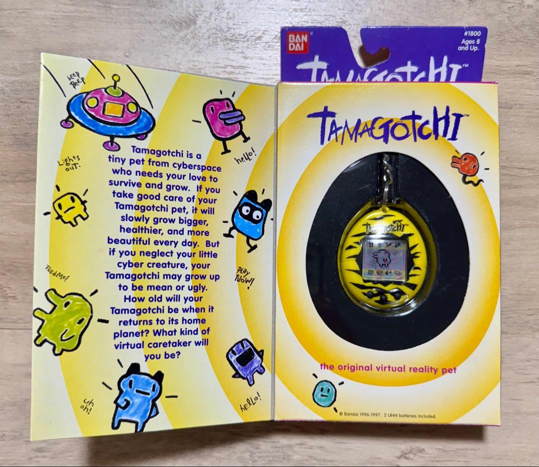 初代たまごっち イエロートラ柄 虎模様 未開封 レトロ バンダイ 海外版