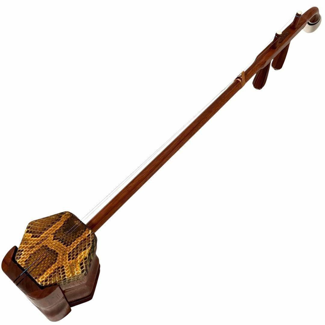 新品】 蘇州二胡 紅木 胡弓 ヘビ皮 二胡 弦楽器 セミハードケース付き