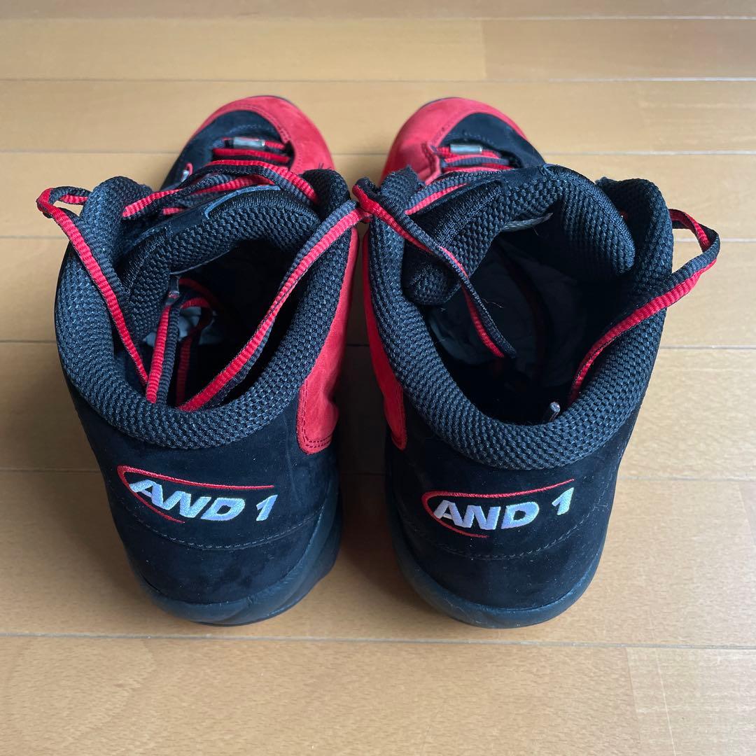AND1 TAI CHI MID アンドワン タイチミッド 赤黒 28 - メルカリ