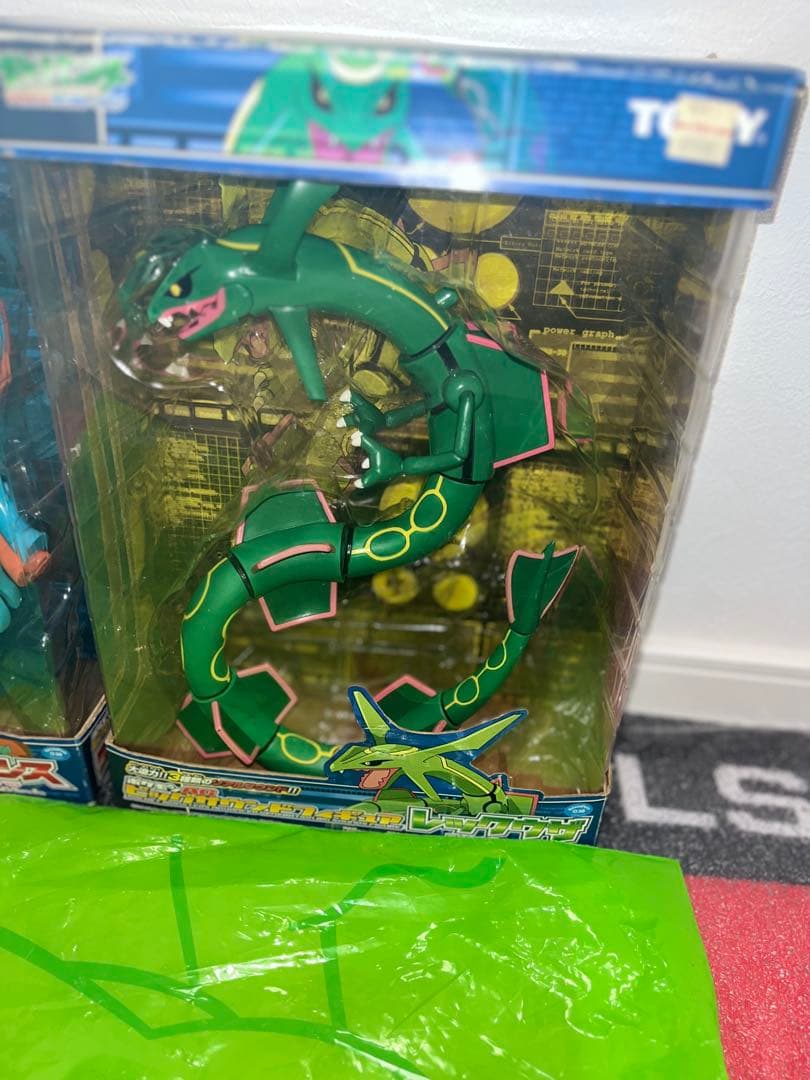 超希少 ポケモンAG ビッグサウンドフィギュア デオキシス、レックウザ2