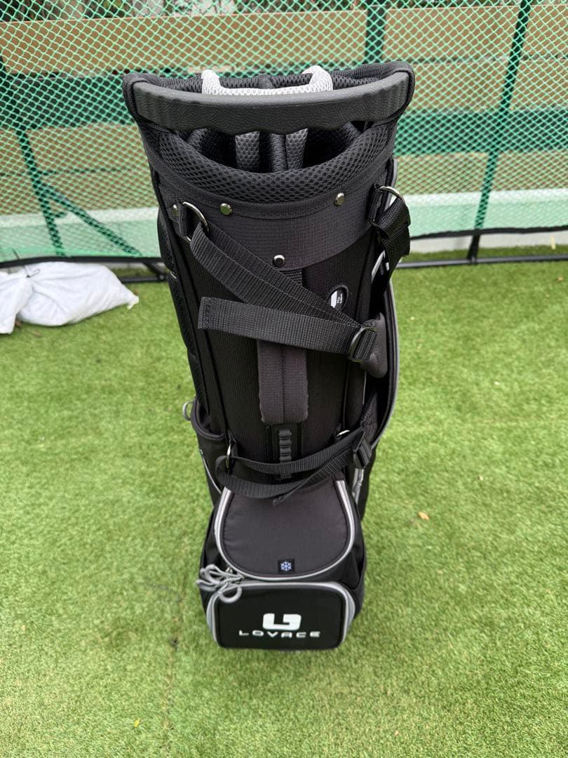 新品 LOVACE 14分割 軽量 キャディ バッグ ゴルフ ブラック - メルカリ