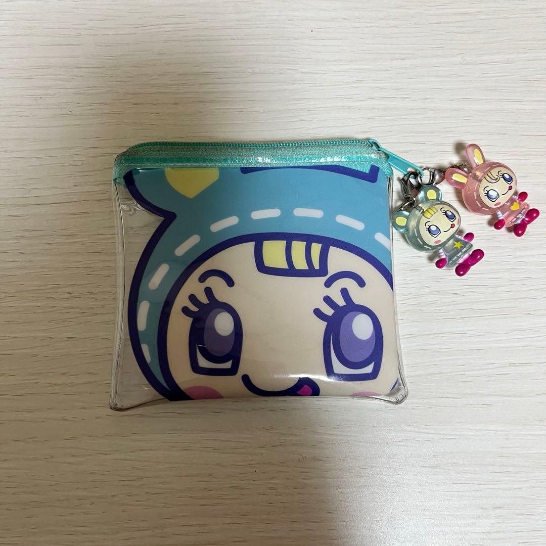 ナルミヤ ハッピーパーク ブルーベリエちゃん クリアフラットポーチ