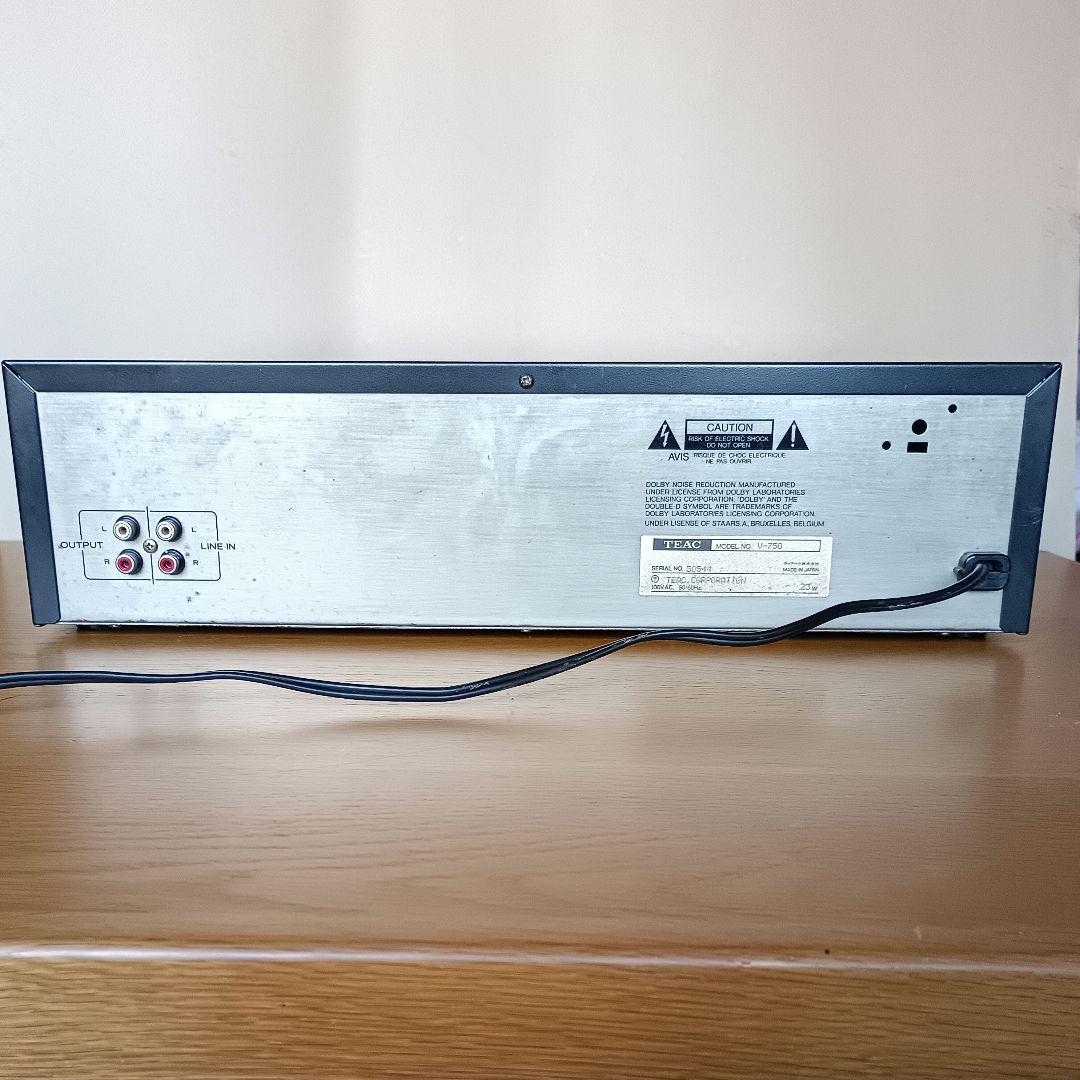 カセットデッキ TEAC V-750 整備、動作品 - メルカリ