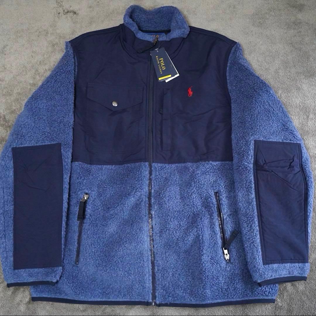新品タグ付き ポロラルフローレン 防風 ブロックテックボアブルゾン L