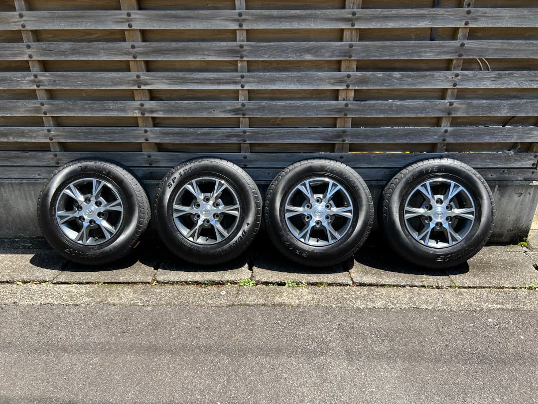 ハイエース純正ディーラーOP】新車外し アルミホイール4本セット