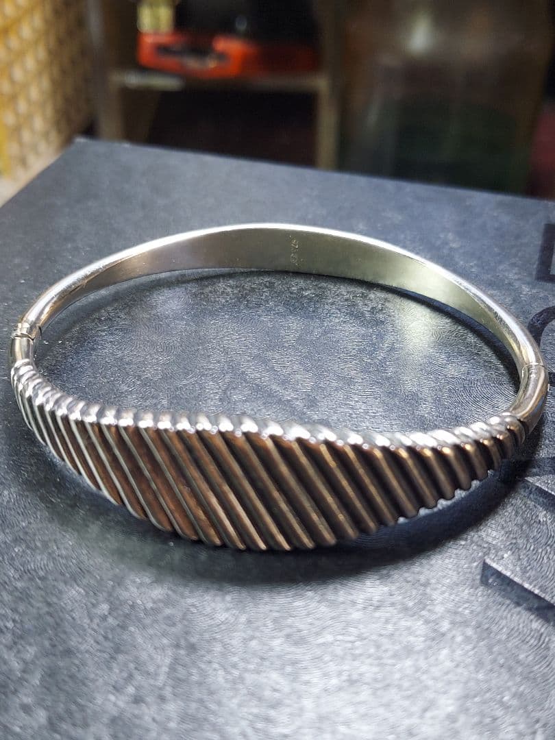 銀製ブレスレット シルバー925 時計ベルトブレスレット メタルバンドブレスレット