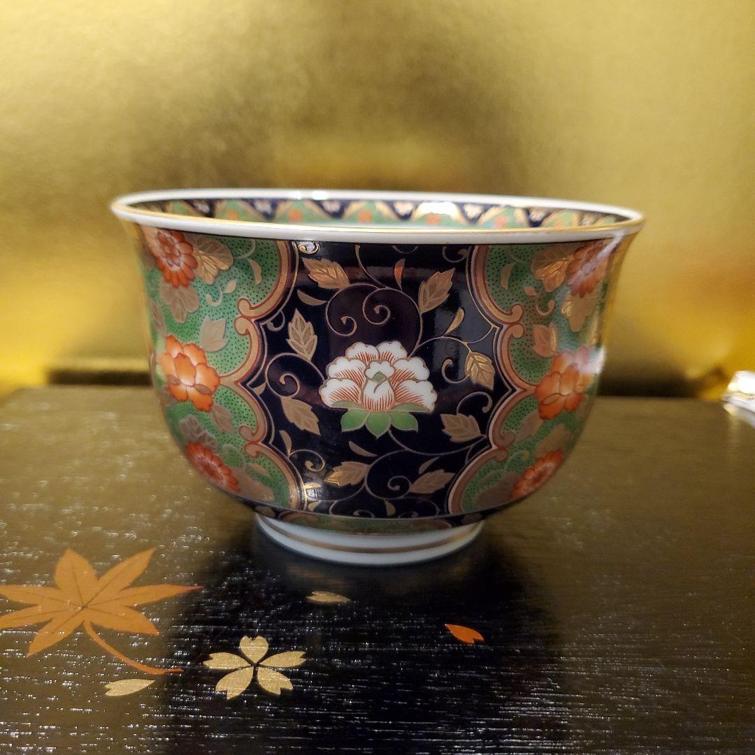 未使用 前畑陶器 庫山窯 藍地金唐草 小丼揃 4客セット - メルカリ