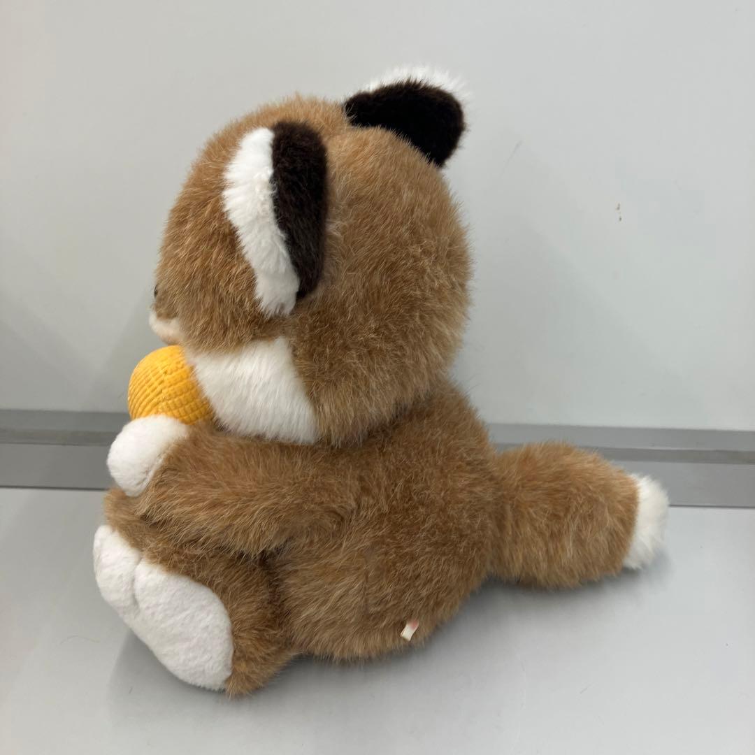 昭和レトロ オオイケ キツネ 狐 ぬいぐるみ コーン とうもろこし