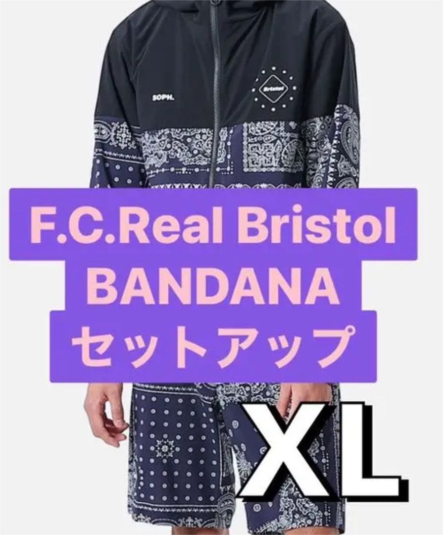 XLサイズ F.C.Real Bristol 上下 バンダナ セットアップ