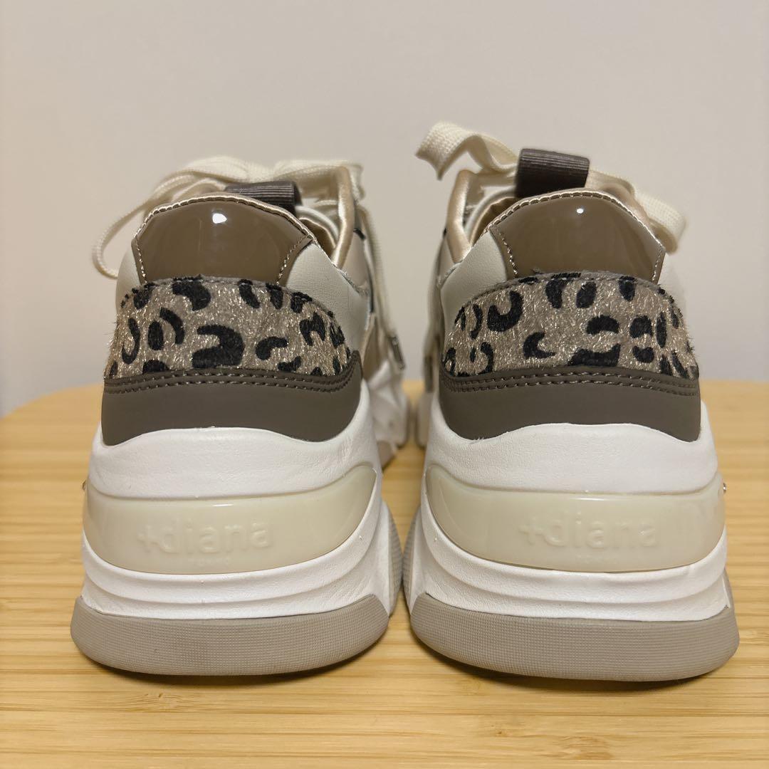 美品】＋diana tokyo 絶妙バランス◎大人ダッドスニーカー 22.5 - 靴