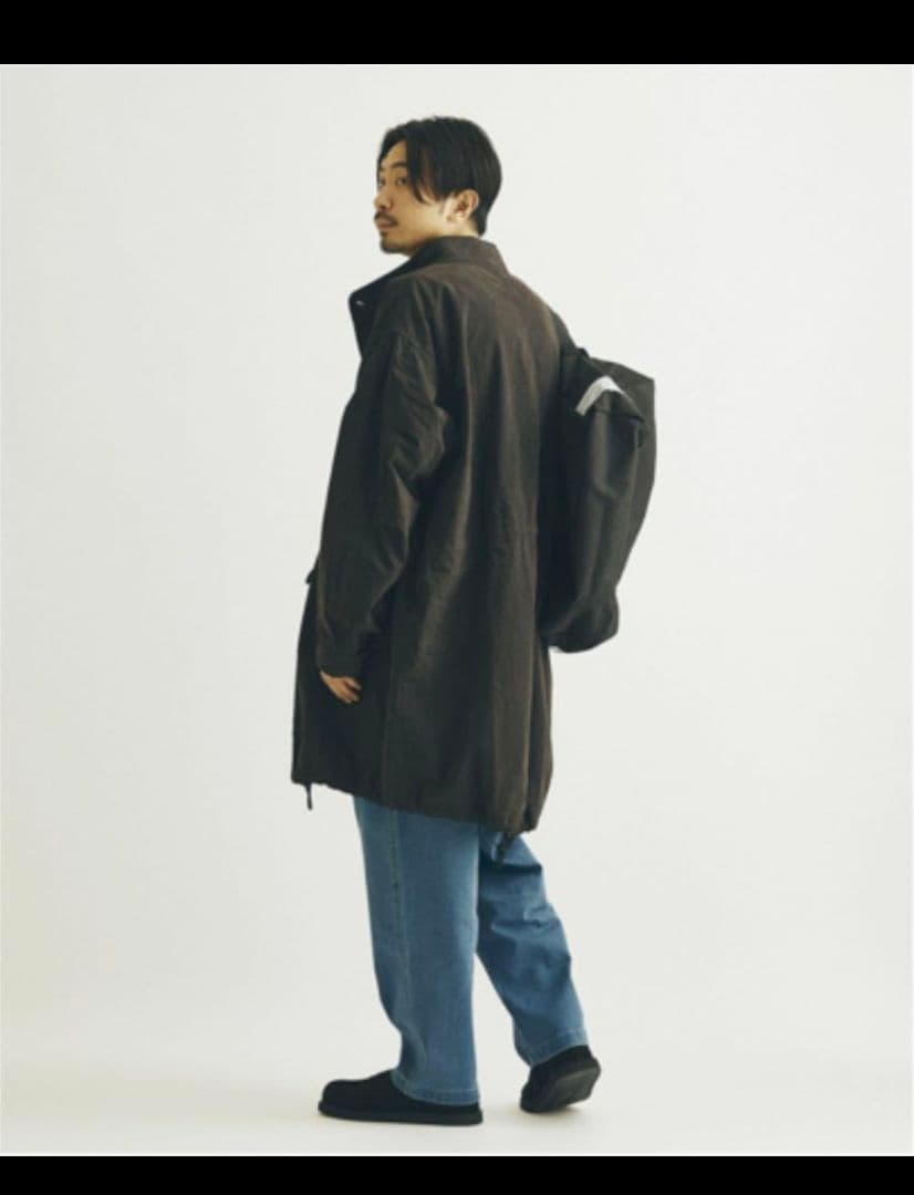 ジャーナルスタンダード army twill fish tail coat 黒L F10