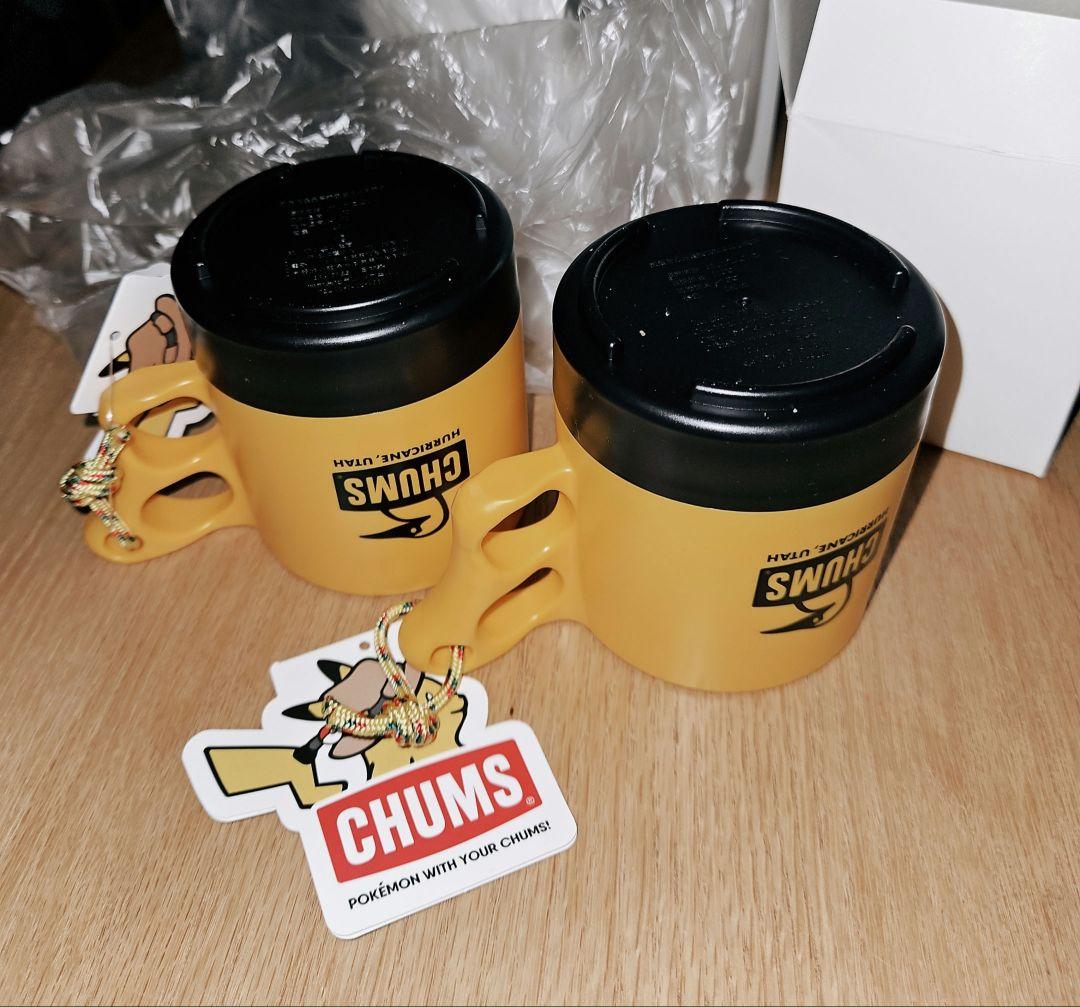 CHUMS キャンパーマグカップ コラボ ポケモン ピカチュウ 2個セット