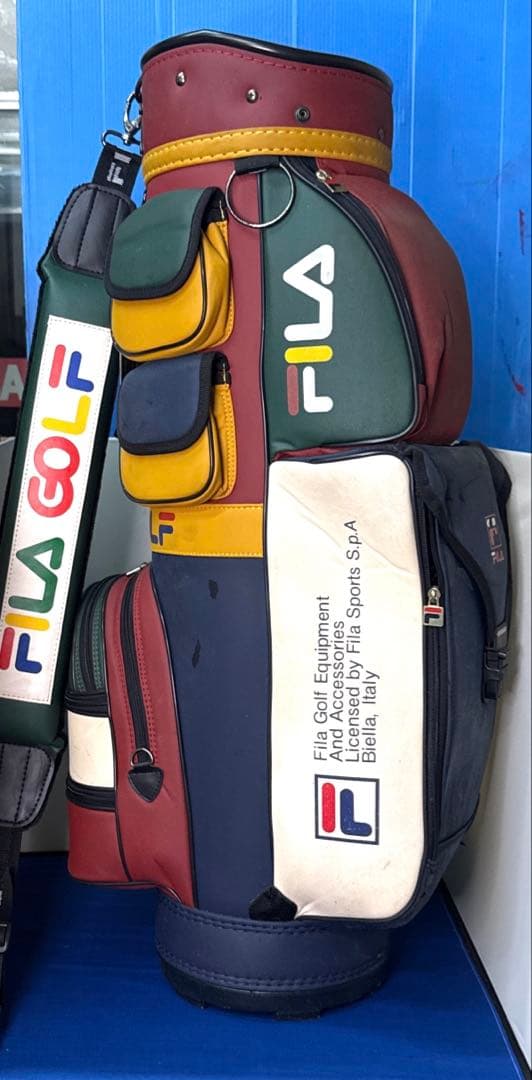 新品未使用　FILA ゴルフキャディバッグ FILA GOLF / フィラ ゴルフ スタンドバッグ キャディバッグ メンズ