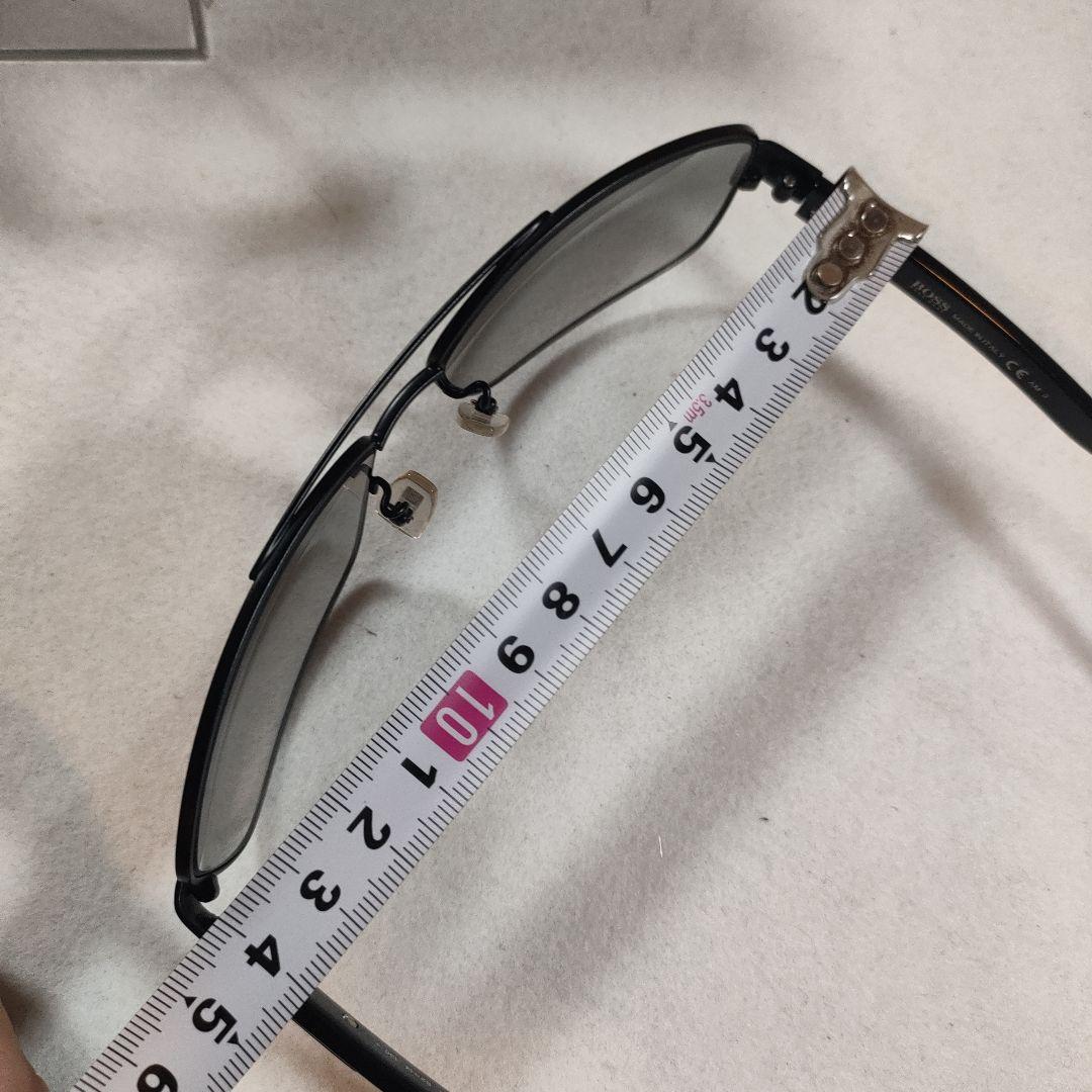 752 超美品　BOSS　ボス　サングラス　度無　0409/F/S