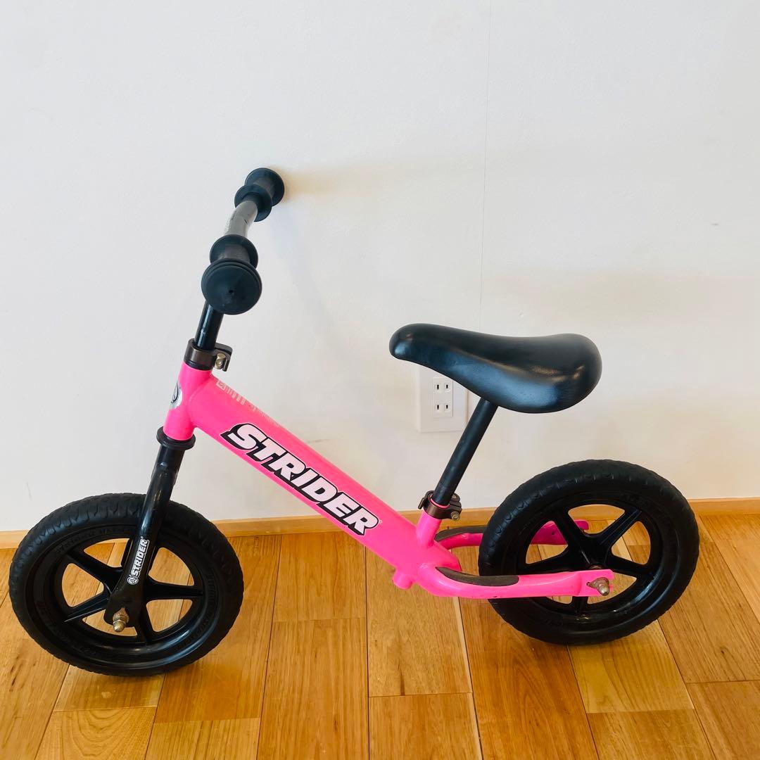 良品 ストライダー 12インチ キックバイク ピンク 桃色 - メルカリ
