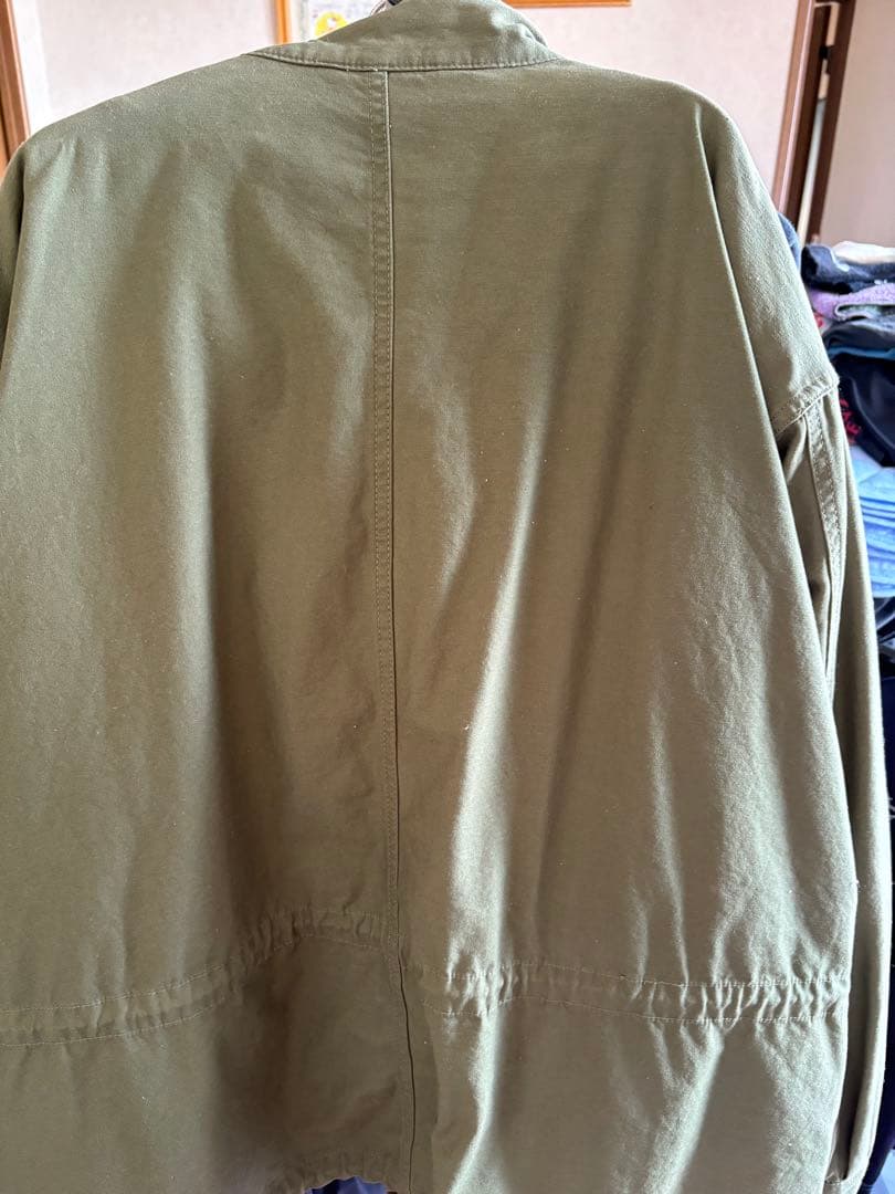 オリーブ色 モッズコート キルティング内装 F102270297 ファ