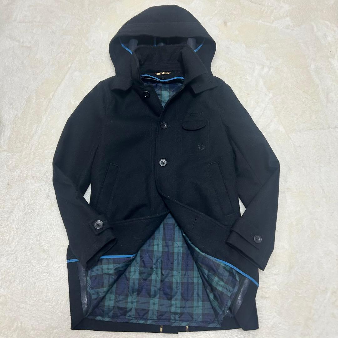【美品】フレッドペリー ライナー付き コート ブラック Mサイズ 楽天市場】FRED PERRY フレッドペリー ミリタリー ジップインライナー