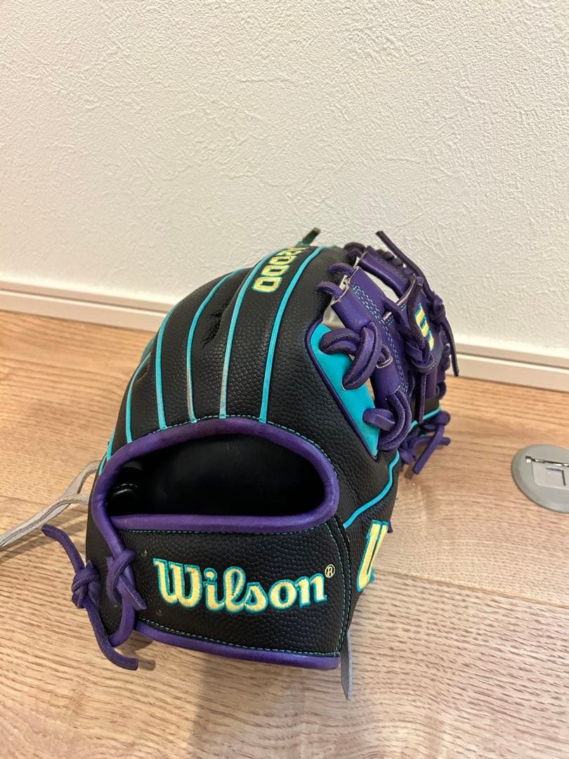 Wilson A2000 硬式グローブ 黒/紫/青 Wilson A2000 硬式グローブ 黒/紫/青 Wilson A2000 硬式グローブ 黒/紫
