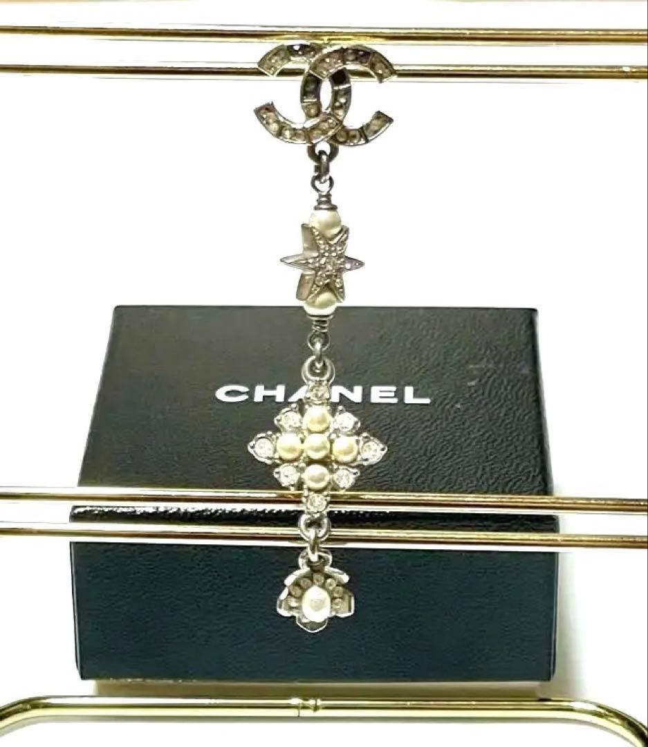 正規品CHANELロングピアス片方 シャネル レザーロングピアス 22S シャネル レザーロングピアス 22S