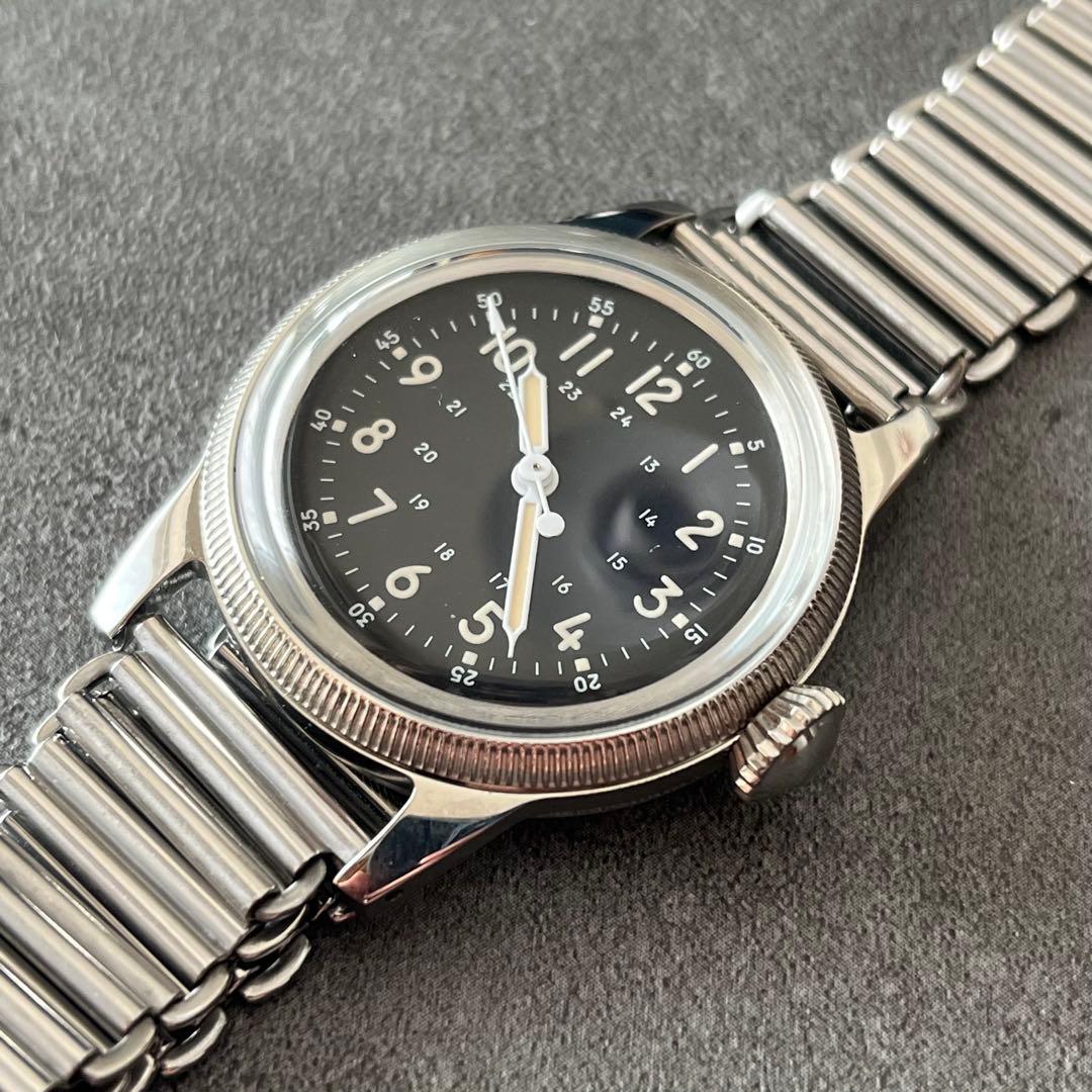 A-17/A-11復刻ミリタリーウォッチ 腕時計 WW2 米陸軍航空隊 U.S.Army Air Forcesga エルジン社の傑作 復刻版