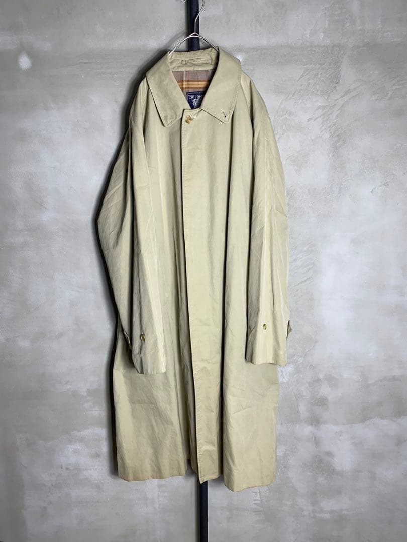 70s vintage Burberry balmacaan coat 1枚袖 kyoto-sakura.com