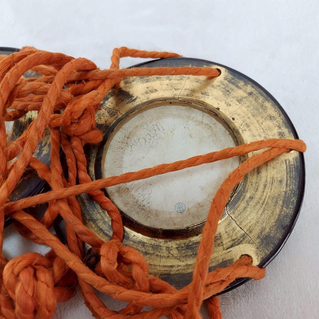 小鼓 和楽器 打楽器 締太鼓 能 歌舞伎 伝統芸能 金蒔絵 本革 雅楽